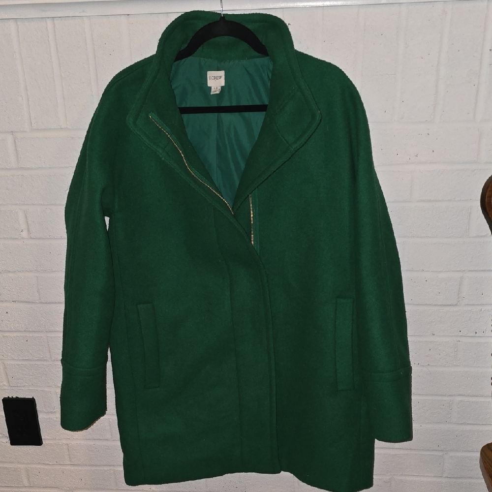 J. Crew Factory Green Pea Coat